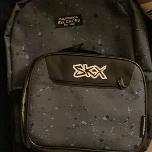 California Skechers Backpack Lunchbox Combo NWT